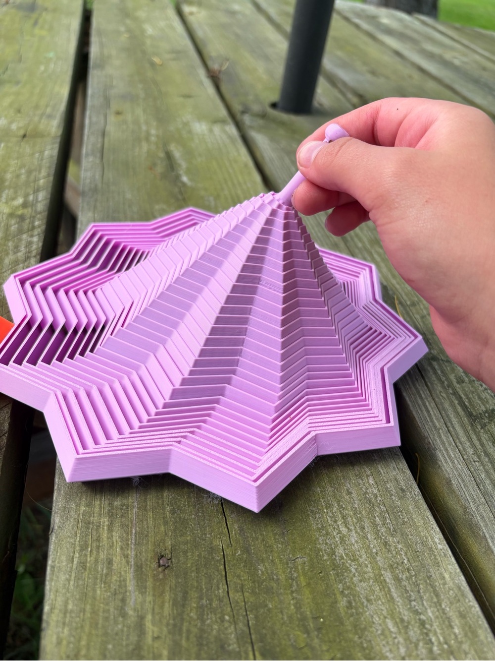 3D printed fidgets Orange & Purple - Picture 2 of 3
